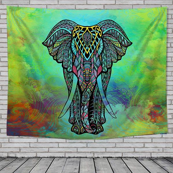 Elephant Tapestry - Elephant wall tapestry