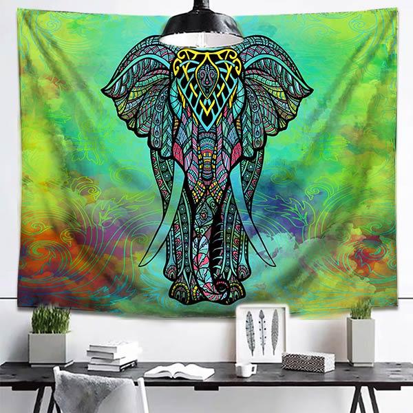 Elephant Tapestry - Elephant wall tapestry