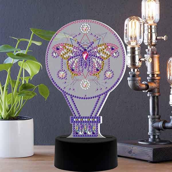 DIY Special Shaped  LED Diamond Painting Lamp