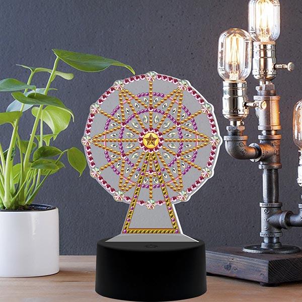 DIY Special Shaped  LED Diamond Painting Lamp