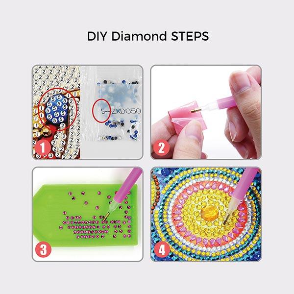 DIY Special Shaped  LED Diamond Painting Lamp