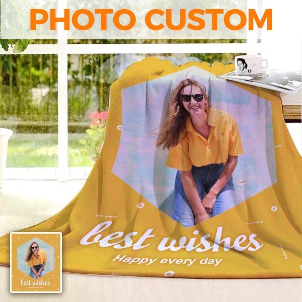 Custom Blankets From Photo - Personalized Blanket