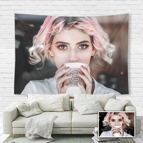 Custom Tapestry From Photo - Personalized Wall Tapestry Printing