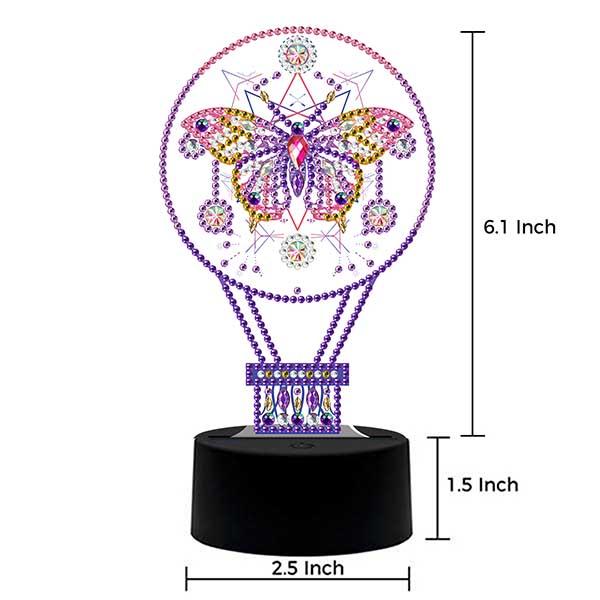 DIY Special Shaped  LED Diamond Painting Lamp