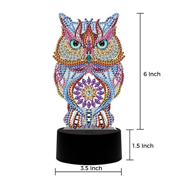 DIY Special Shaped Diamond Painting LED Night Light