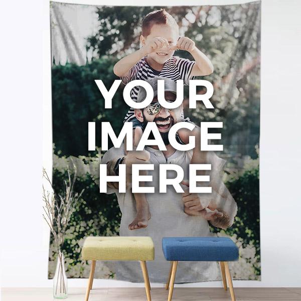 Custom Tapestry From Photo - Personalized Wall Tapestry Printing