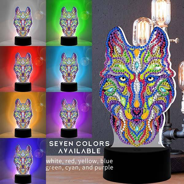 DIY Special Shaped Diamond Painting LED Night Light