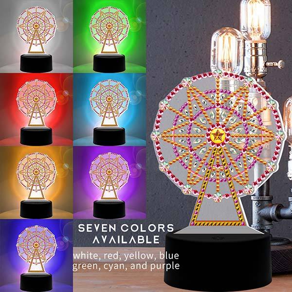 DIY Special Shaped  LED Diamond Painting Lamp