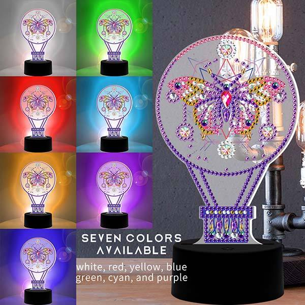 DIY Special Shaped  LED Diamond Painting Lamp