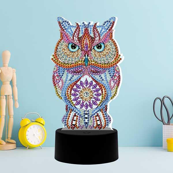 DIY Special Shaped Diamond Painting LED Night Light