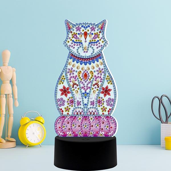 DIY Special Shaped Diamond Painting LED Night Light