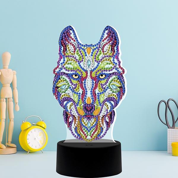 DIY Special Shaped Diamond Painting LED Night Light