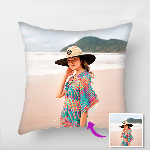 Photo Custom Pillow - Personalized Throw Pillow with Photo