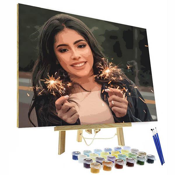 Customized paint by numbers kit - Oil Painting Portraits From Photos